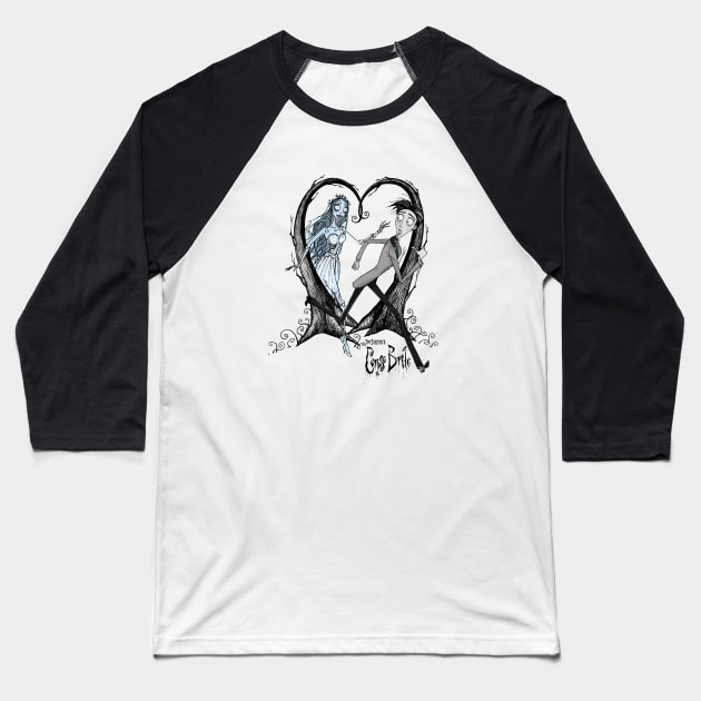 Corpse Bride Runaway Groom Baseball T-Shirt by Leblancd Nashb